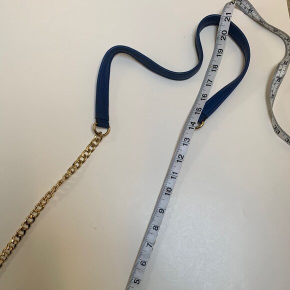 Joelle Hawkens Cobalt Blue Leather Crossbody Bag - Picture 6 of 6